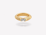 Load image into Gallery viewer, Trisolina Pavé Diamond Ring - Millo 
