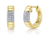 Load image into Gallery viewer, DIAMOND HUGGIE EARRING - Millo 
