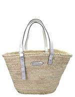 Load image into Gallery viewer, The Essaouira Tote - Medium Silver - Millo 
