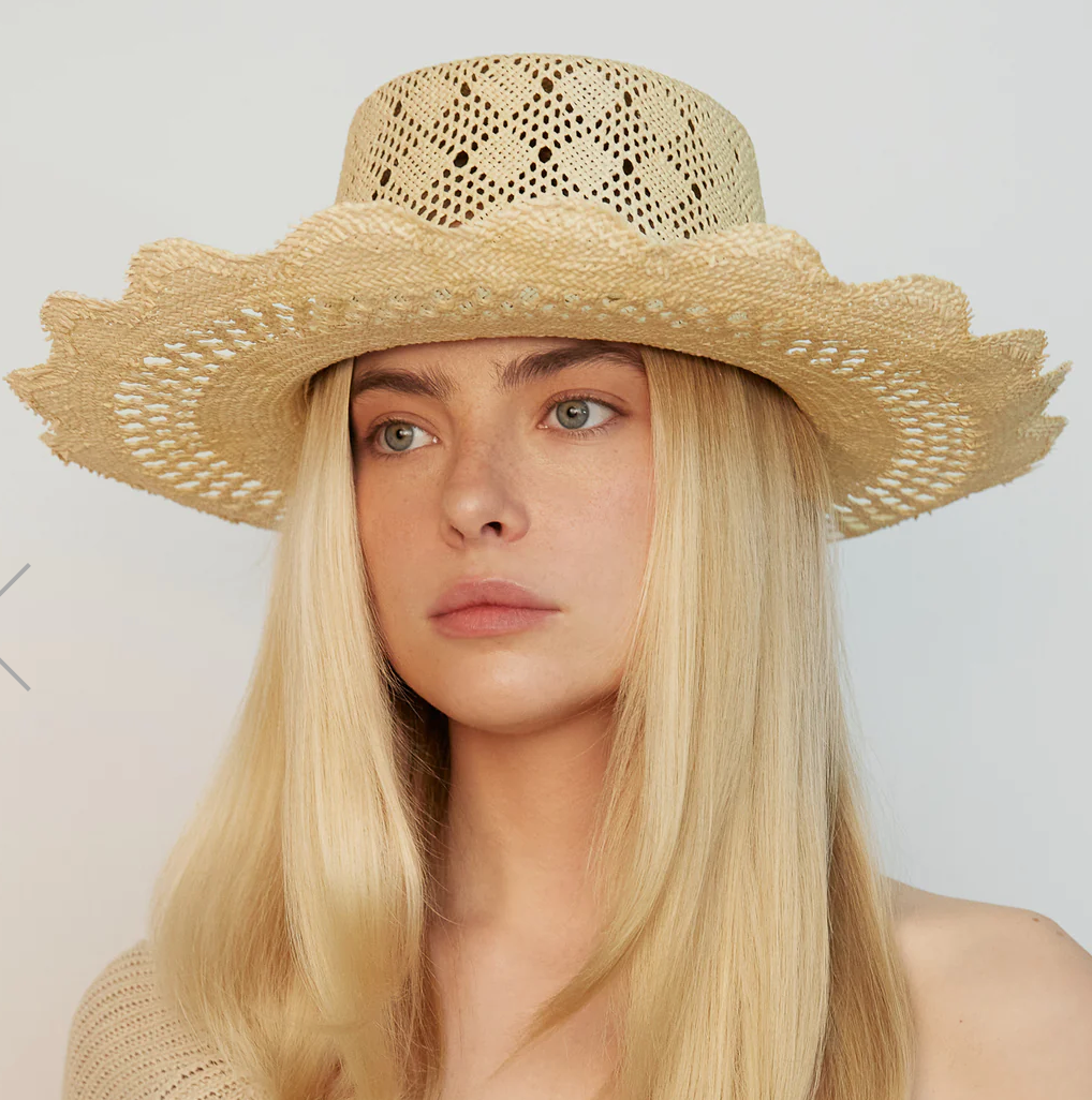 Cut Out-Detail Straw Hat - Millo 