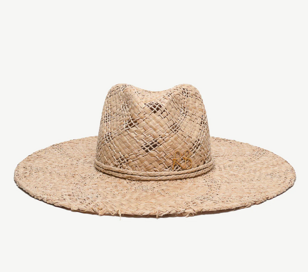 Logo Embellished Fedora Hat - Millo 