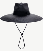 Load image into Gallery viewer, Wide-Brimmed Straw Fedora Hat - Millo 
