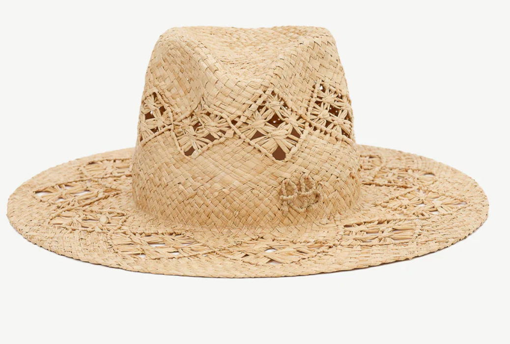 Monogram-embellished Fedora Hat - Millo 