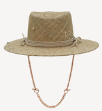 Load image into Gallery viewer, Chain Strap Gambler Hat - Millo 
