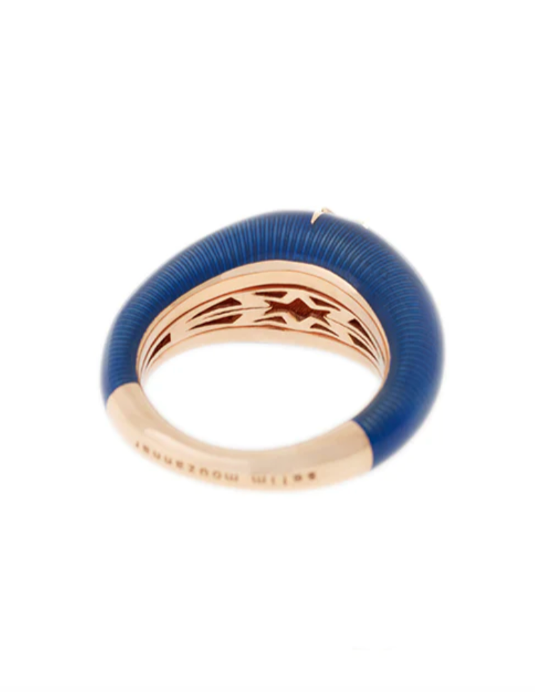 AÏDA NAVY BLUE RING DIAMONDS - Millo 