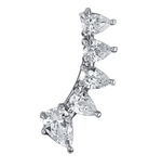 Load image into Gallery viewer, PEAR DIAMOND FLOATING EARRING - Millo 
