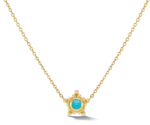 Load image into Gallery viewer, Granium Star Necklace in Turquoise - Millo 
