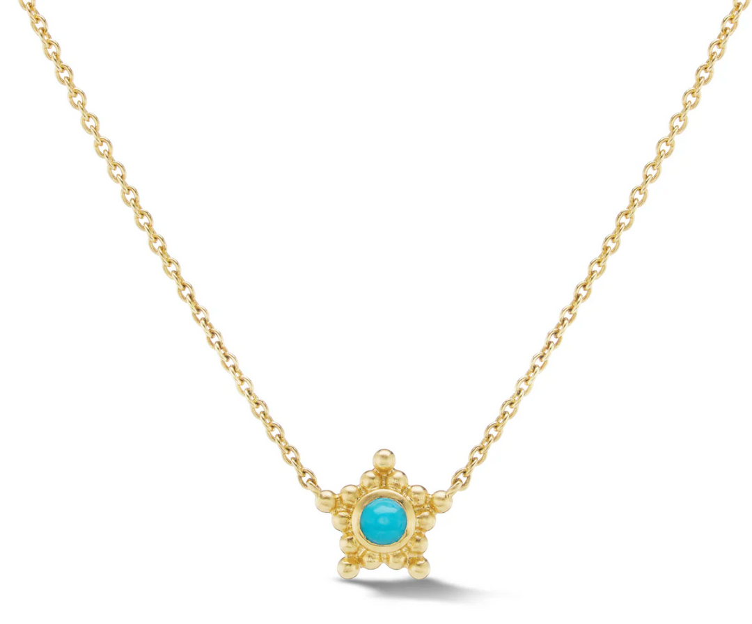 Granium Star Necklace in Turquoise - Millo 