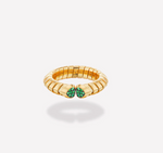 Load image into Gallery viewer, Trisolina Colored Pavé Ring - Millo 
