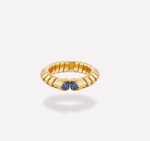 Load image into Gallery viewer, Trisolina Colored Pavé Ring - Millo 
