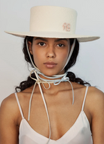 Load image into Gallery viewer, Neck Tie &amp; Chin Strap Hat
