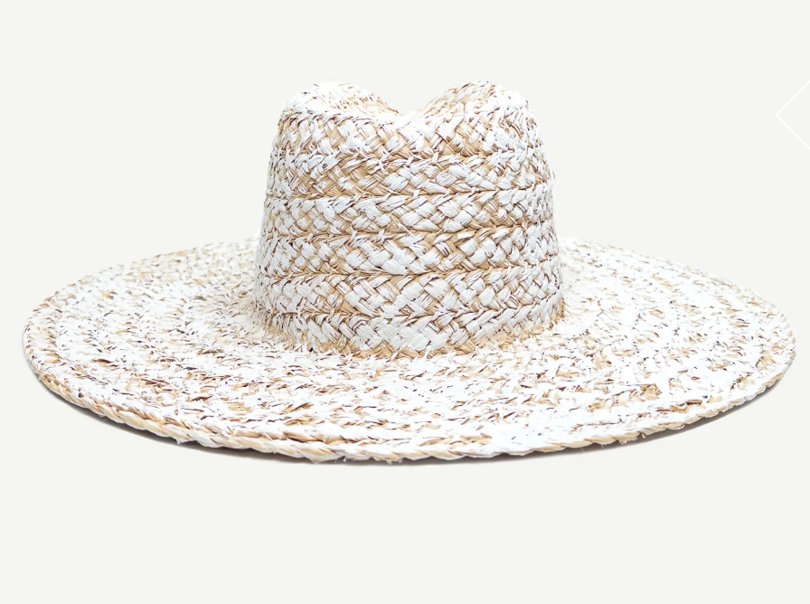 Hand-Dyed Straw Fedora Hat