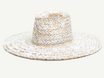 Load image into Gallery viewer, Hand-Dyed Straw Fedora Hat
