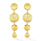 Load image into Gallery viewer, Yellow Gold Shell Drop Earrings
