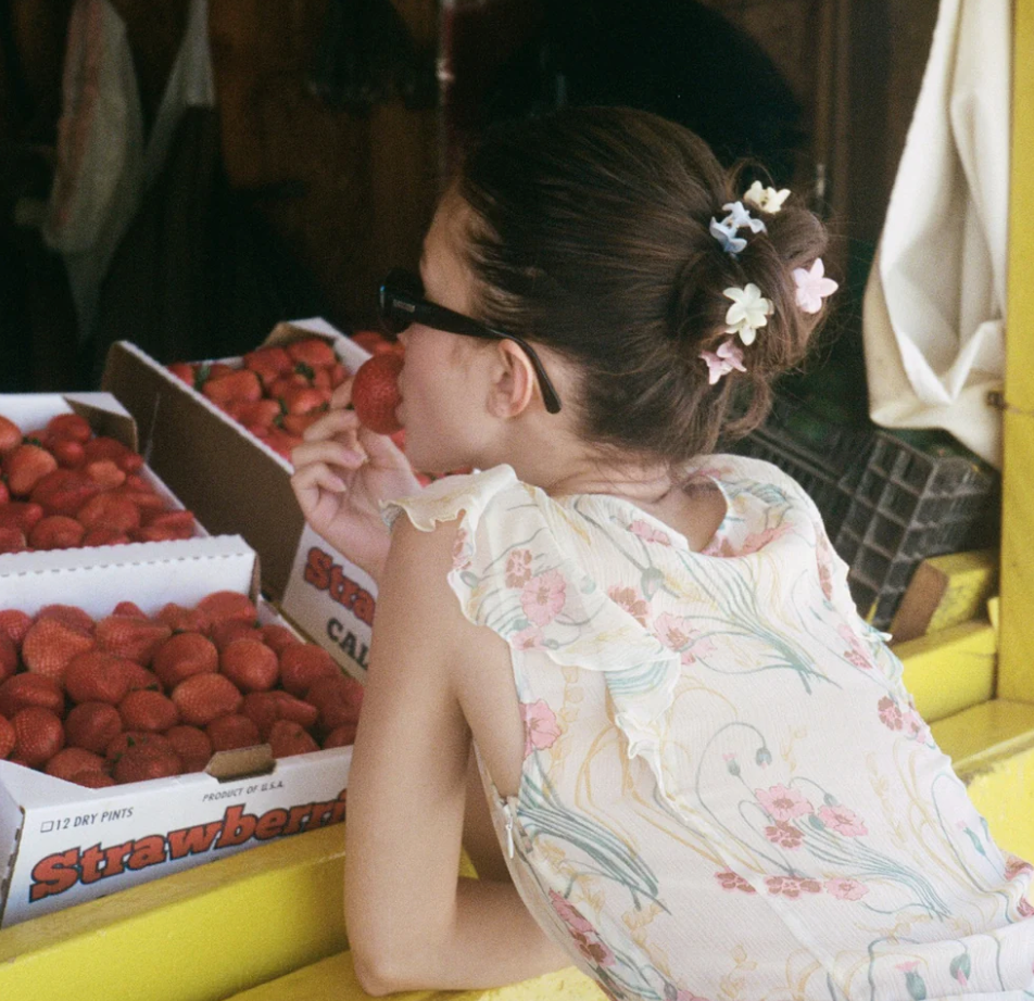 BABY SUPER BLOOM CLIP SET IN JELLY PEACH