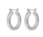 Load image into Gallery viewer, BABY AMALFI TUBE HOOPS
