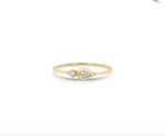 Load image into Gallery viewer, 14K PEAR DIAMOND BEZEL &amp; PRONG DIAMOND RING
