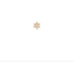 Load image into Gallery viewer, 14K MIDI BITTY PAVÉ DIAMOND STAR OF DAVID STUD
