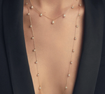 Load image into Gallery viewer, SEA OF BEAUTY COLLECTION SBN275 Sea of Beauty. Long Multi Cascading Pearl Drop Necklace
