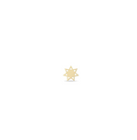 Load image into Gallery viewer, 14K GOLD MIDI BITTY SUN STUD
