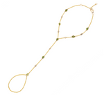 Load image into Gallery viewer, GREEN TOURMALINE HAND CHAIN
