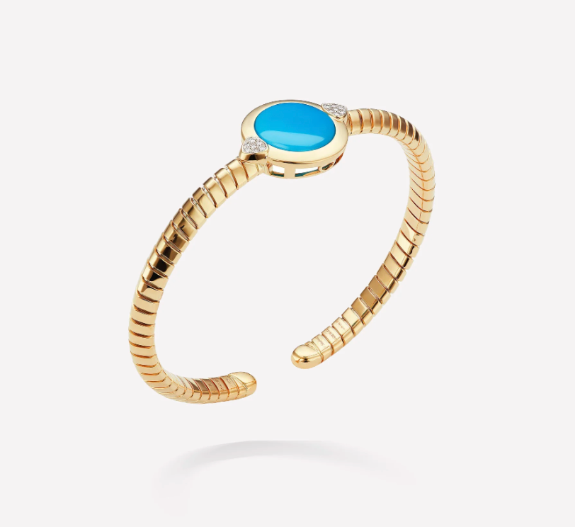 Soleil Exotic Stone Single Bangle