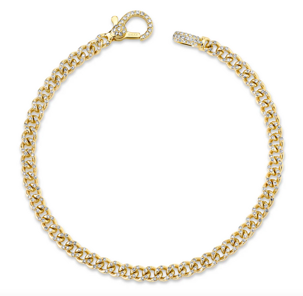 DIAMOND PAVE BABY LINK BRACELET