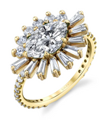 Load image into Gallery viewer, DIAMOND EVIL EYE PINKY RING
