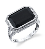 Load image into Gallery viewer, BLACK ONYX VERT RING
