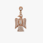 Load image into Gallery viewer, SOPHIA DIAMOND + PAVE MARQUISE CENTER THUNDERBIRD DROP STUD
