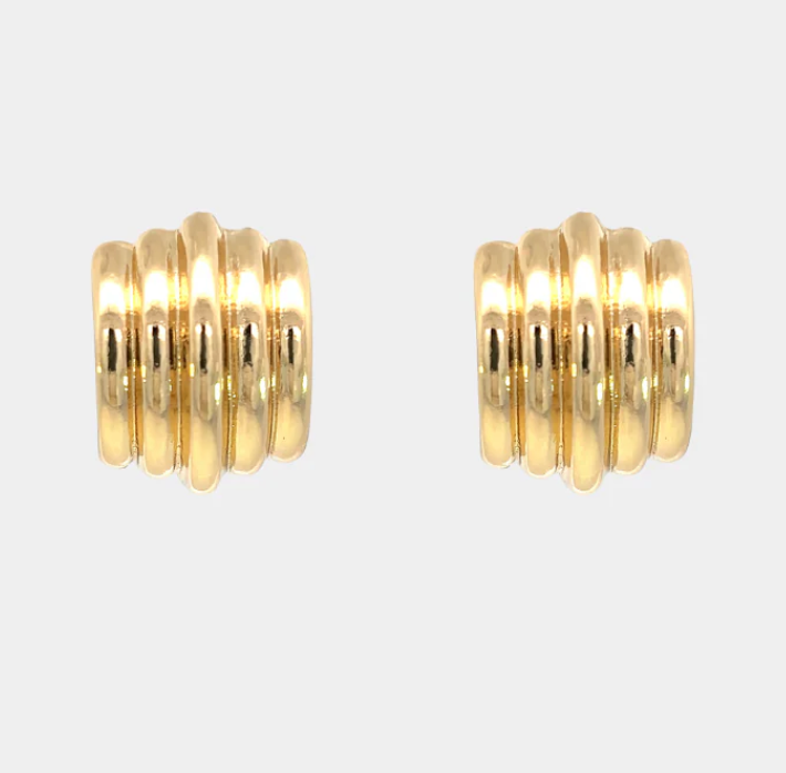 BARI EARRINGS GOLD