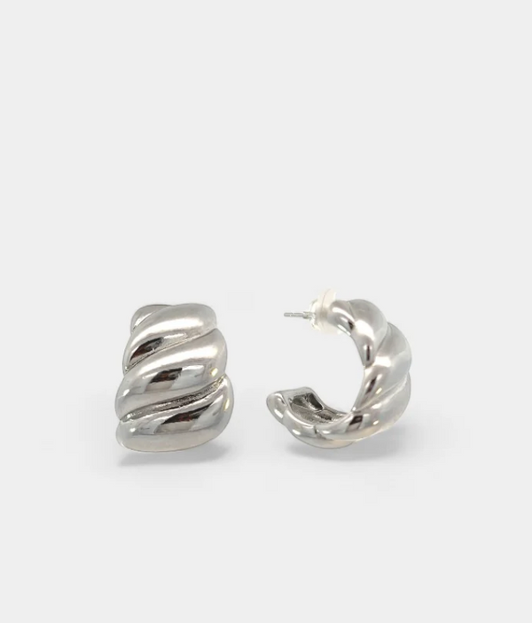 OAKLEY EARRINGS SILVER