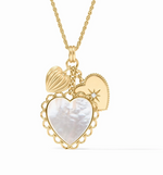 Load image into Gallery viewer, Heart Trio Charm Pendant
