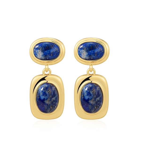 The Lapis Double Studs
