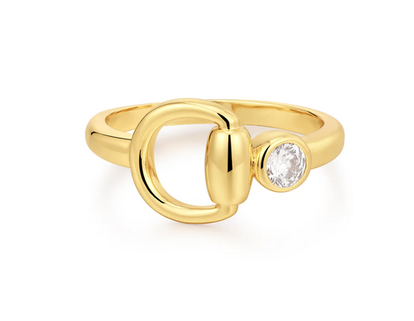 The Horsebit Stone Ring