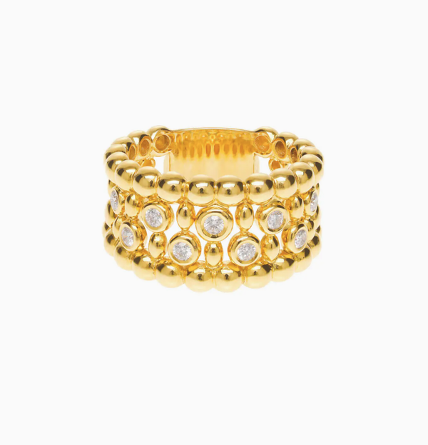 Diamond-Set Ring