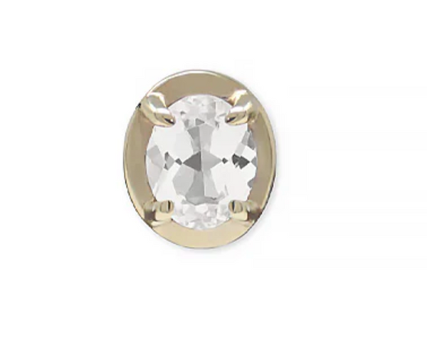 Oval Mélia Stud