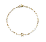 Load image into Gallery viewer, Love Letter Pavé Star of David Bracelet
