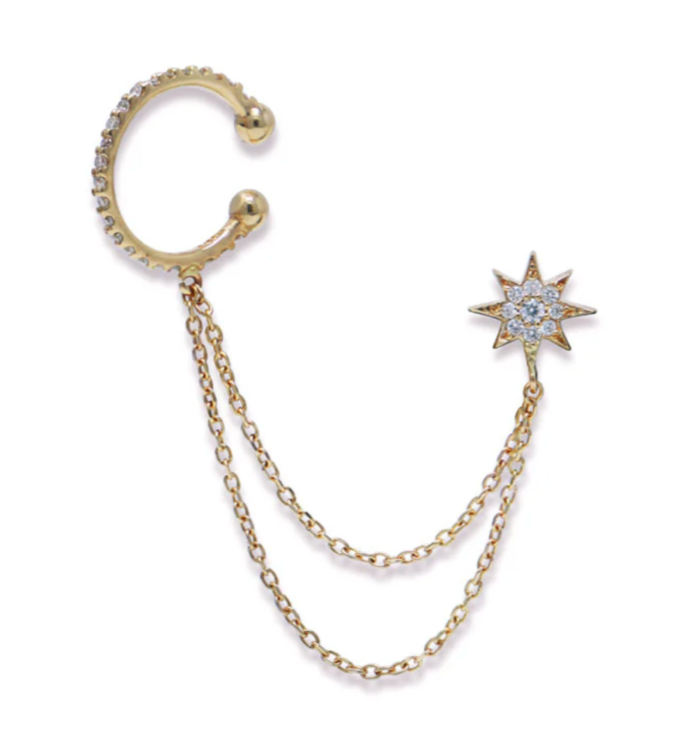 Aztec North Star & Ear Cuff Duo