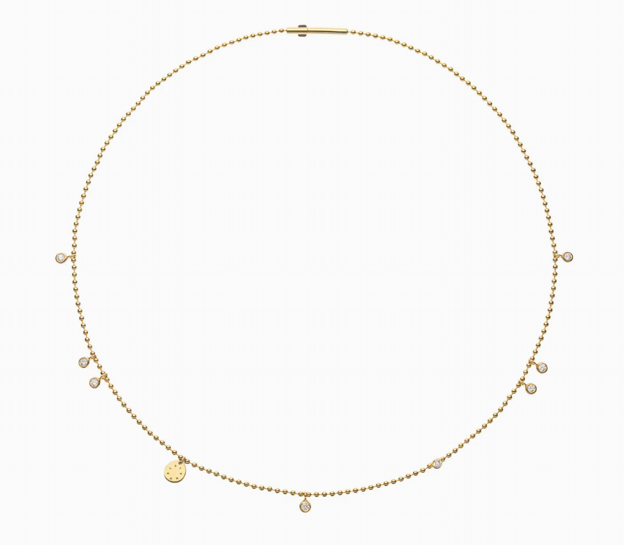 Eternal Necklace, diamonds, yellow gold