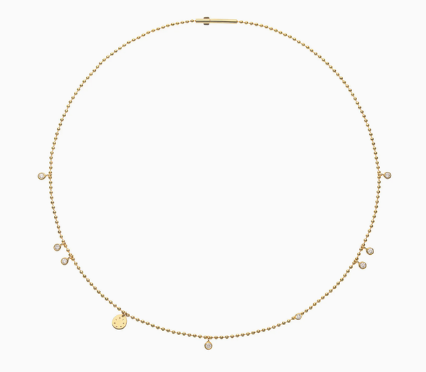 Eternal Necklace, diamonds, yellow gold