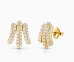 Load image into Gallery viewer, Diamond Serre Earrings
