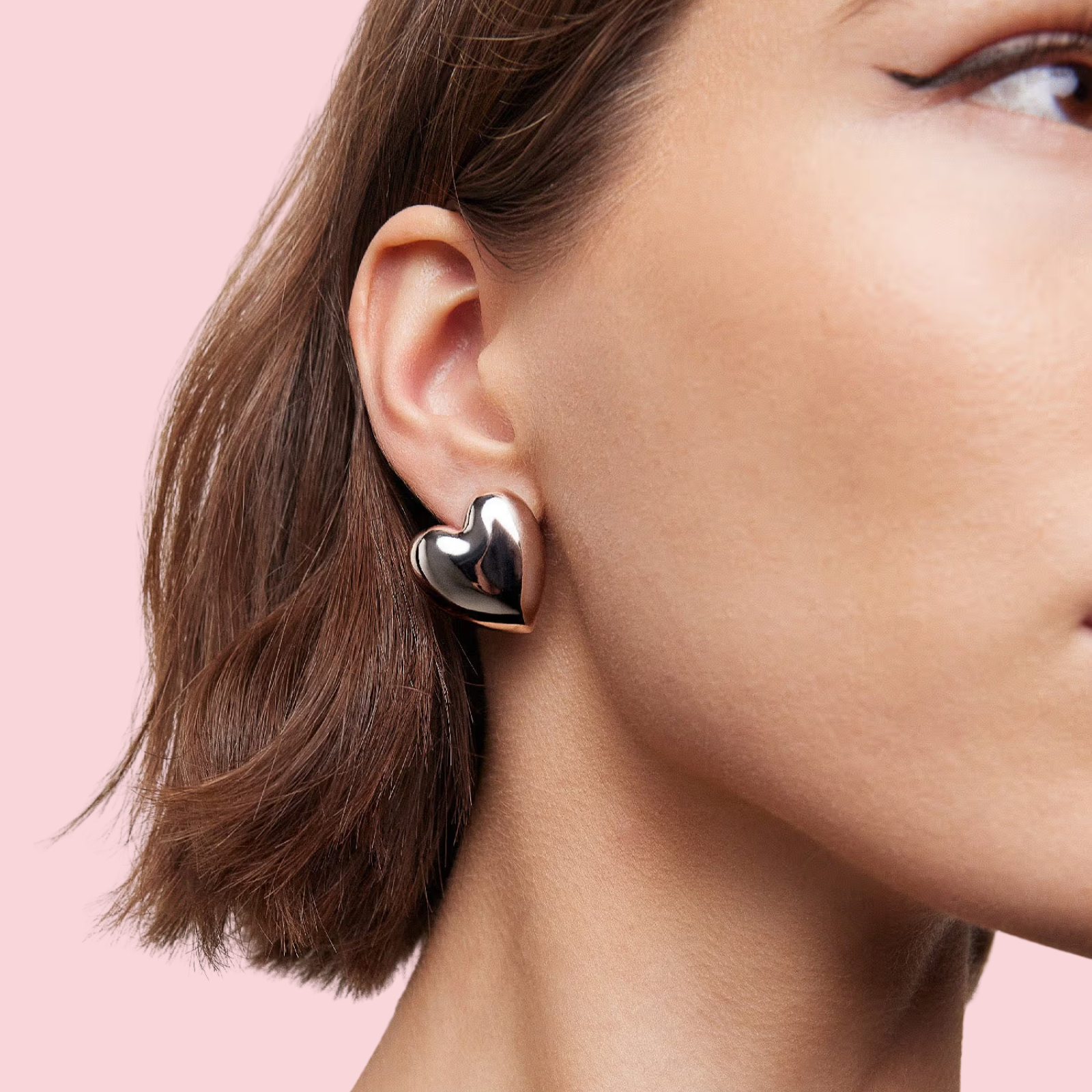 Puffy Heart Earrings small