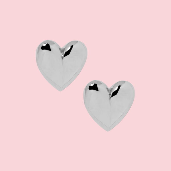 Puffy Heart Earrings small