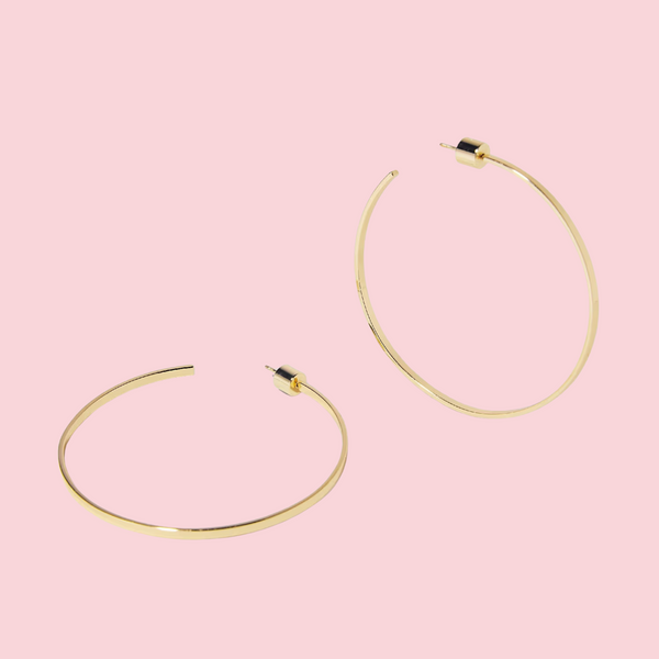 2” flat thread hoops