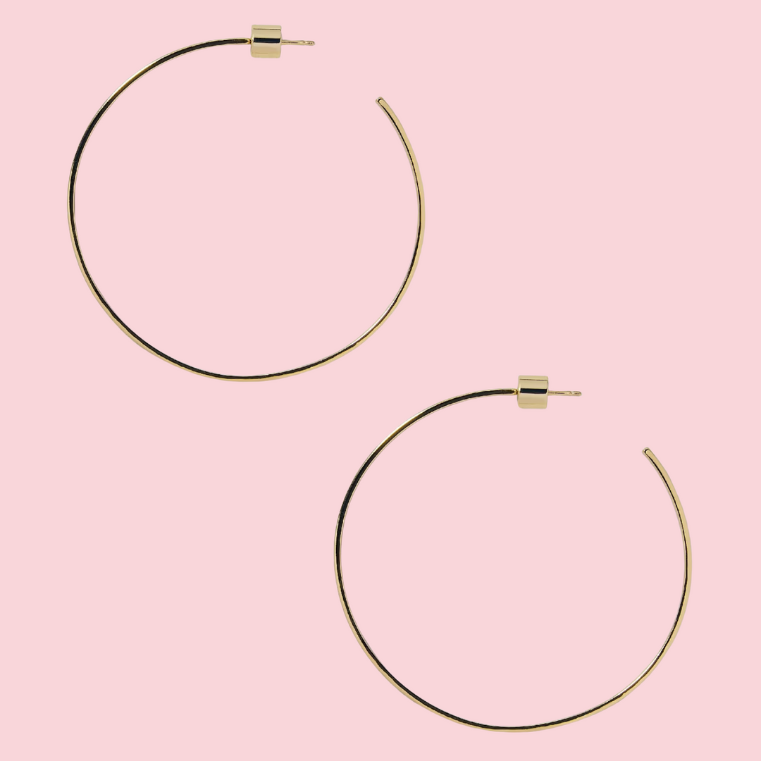 2” flat thread hoops