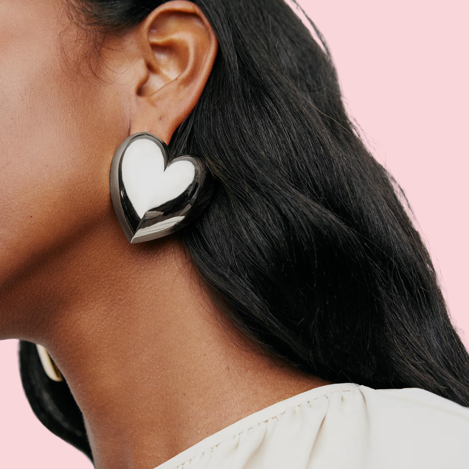 Puffy Heart Earrings