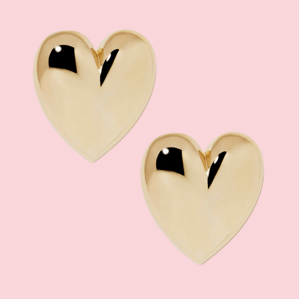 Puffy Heart Earrings