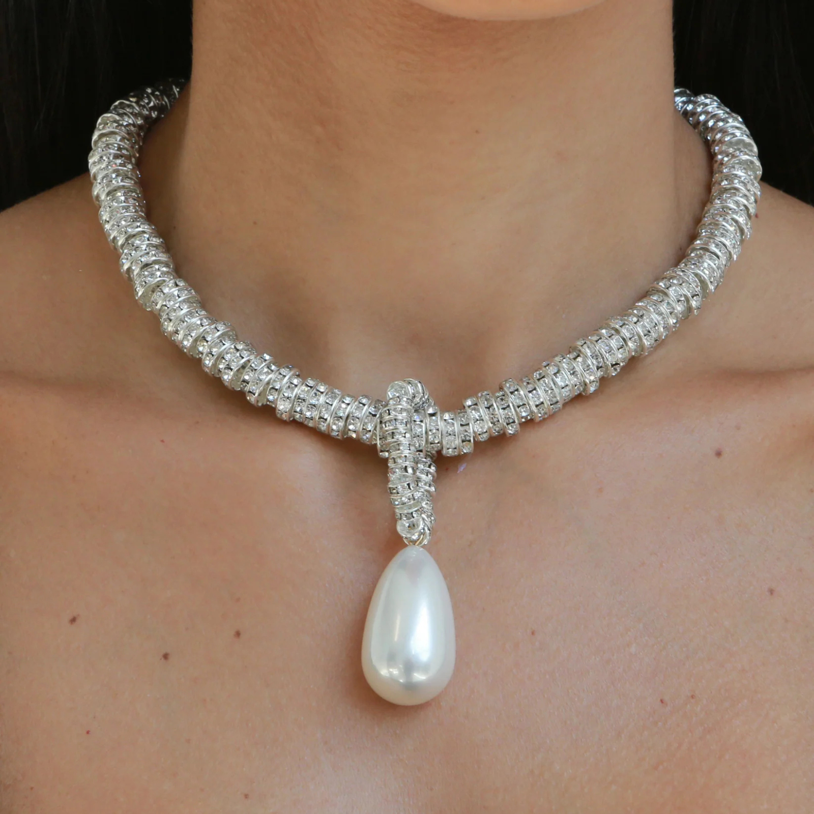 Pearl Drop Silver