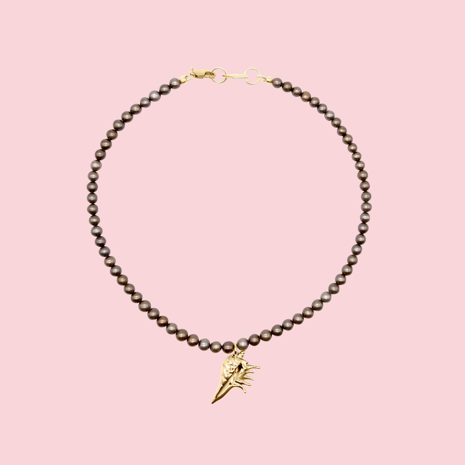 Rell Pearl Necklace Gold